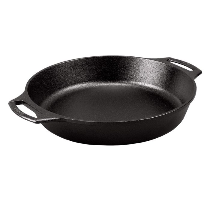 Lodge 10.25 Inch Seasoned Cast Iron Baker's Skillet