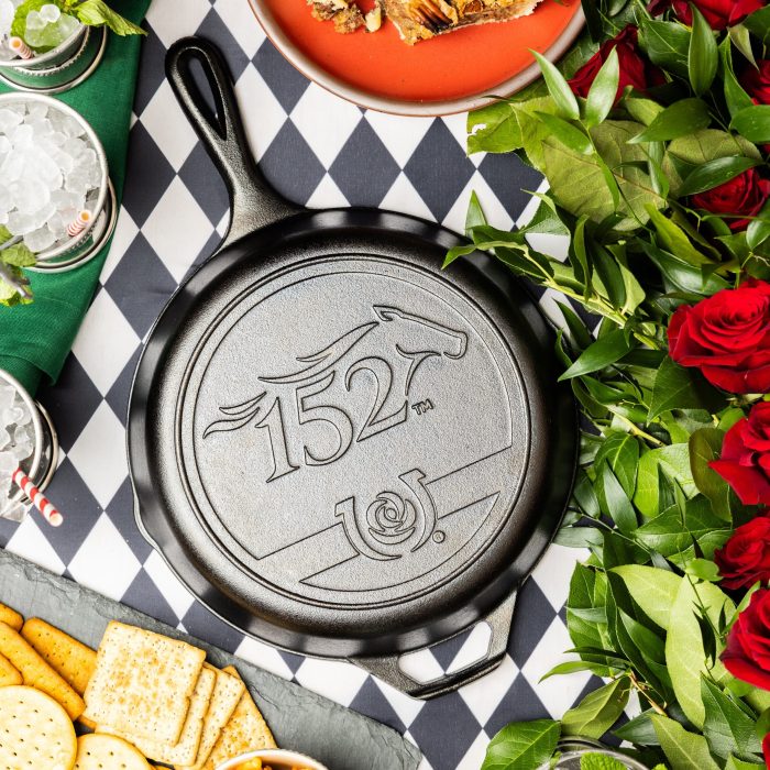 Lodge 10.25 Inch Seasoned Cast Iron Kentucky Derby Skillet
