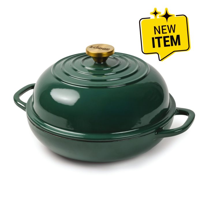 Lodge 10.35 Inch Enameled Cast Iron Bread Oven