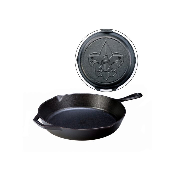 Lodge 12 Inch Cast Iron Scouts Skillet