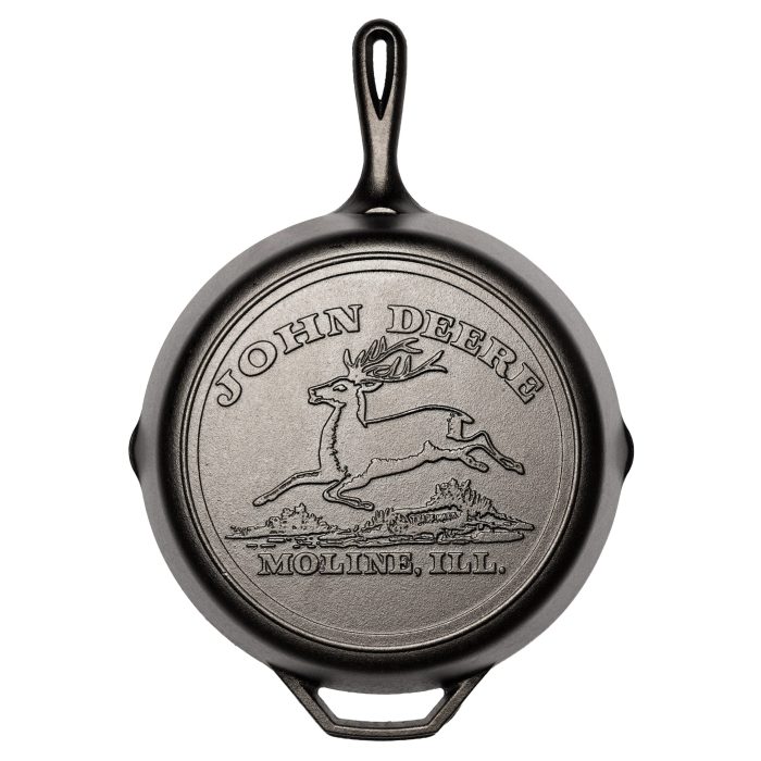 Lodge 12 Inch Seasoned Cast Iron Skillet, John Deere Hometown