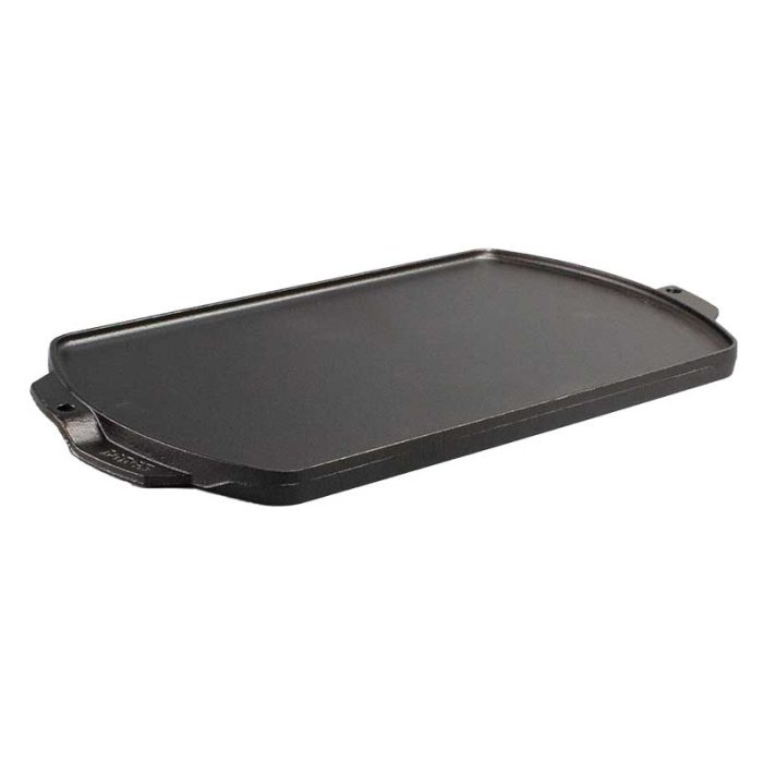 Lodge 19 x 9.5 Inch Seasoned Cast Iron Reversible Grill/Griddle