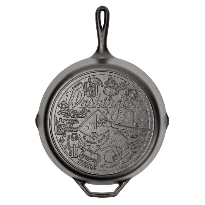 Lodge American Road Trip: 12 Inch Seasoned Cast Iron Skillet, Washington, D.C.