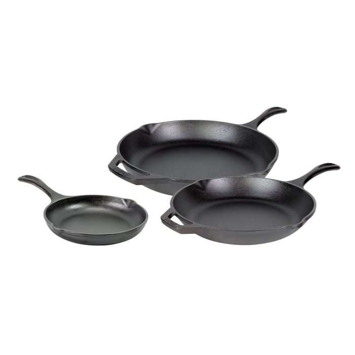 Lodge Chef Collection 3 Piece Skillet Set
