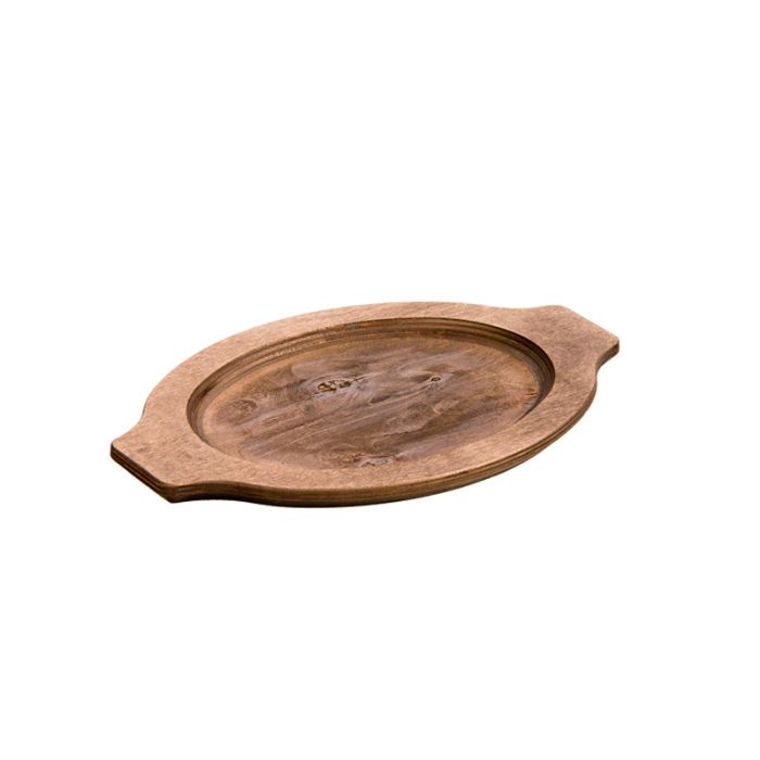 Lodge Grip Style Oval Wood Underliner