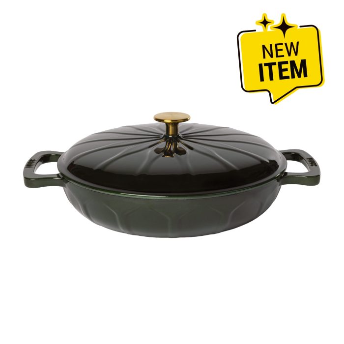 Lodge Luxe 3.6 Quart Enameled Cast Iron Braiser