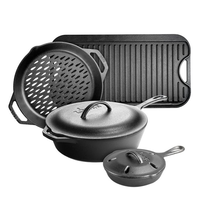 Lodge Outdoor Cast Iron Set