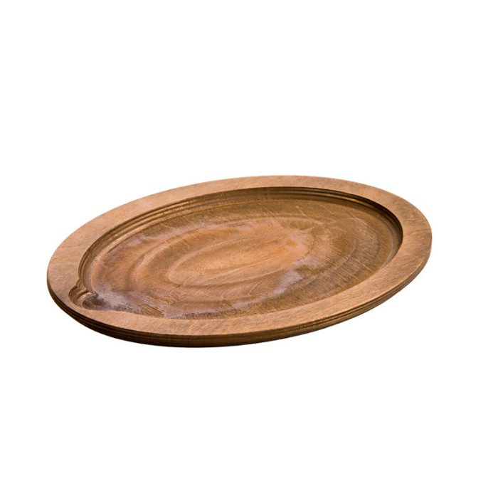 Lodge Oval Wood Underliner