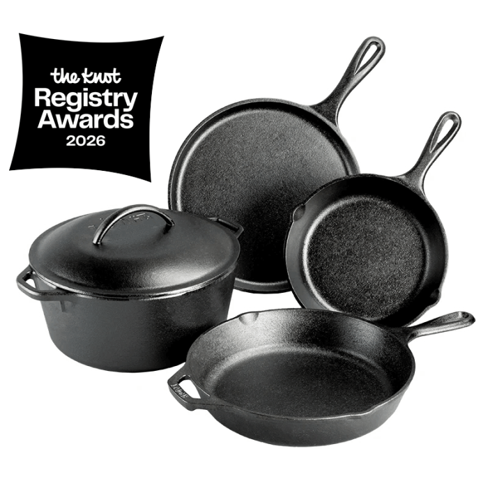 Lodge Seasoned Cast Iron 5 Piece Set