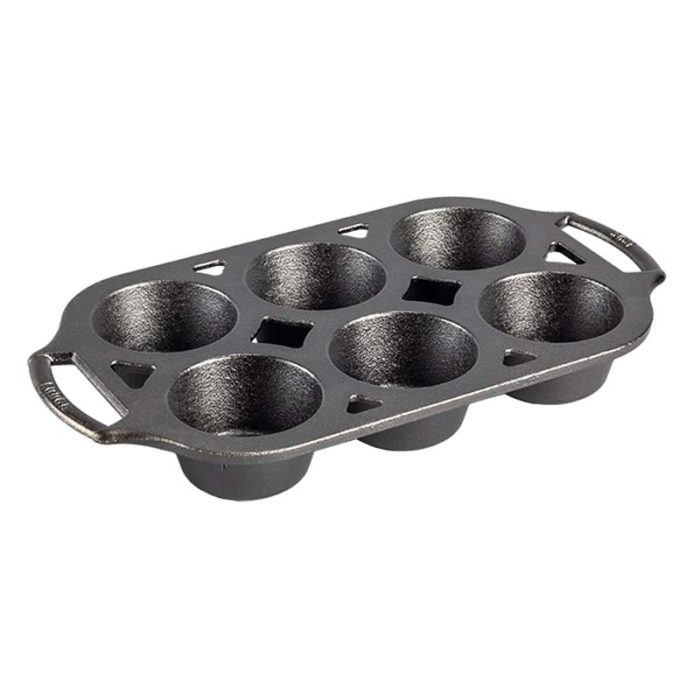 Lodge Seasoned Cast Iron Muffin Pan