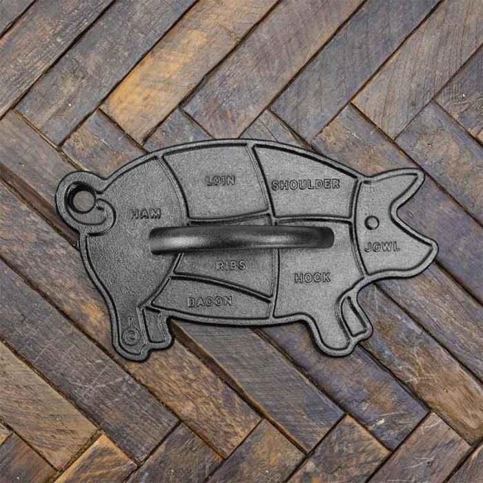 Lodge Seasoned Cast Iron Pig Press