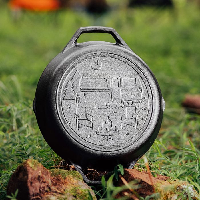Lodge Wanderlust 10.25 Inch Cast Iron Dual Handle Camper Pan