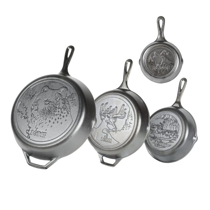 Lodge Wildlife Cast Iron Skillet Set