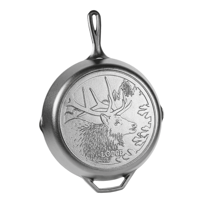 Lodge Wildlife Series™ 12 Inch Cast Iron Elk Skillet